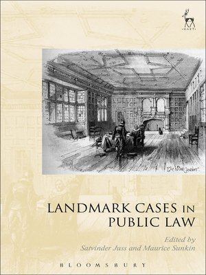 cover image of Landmark Cases in Public Law